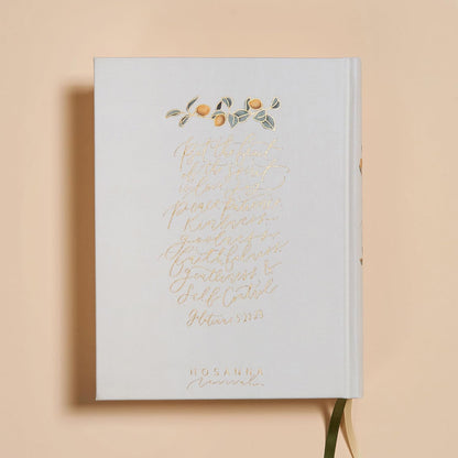 CSB Notetaking Bible, Hosanna Revival Edition - Lemon Cloth Over Board