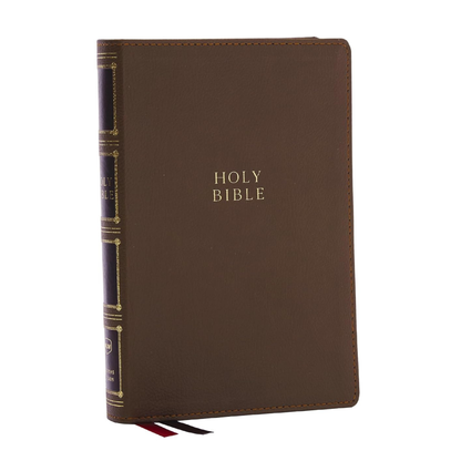 NKJV Compact Center-Column Reference Bible, Leathersoft