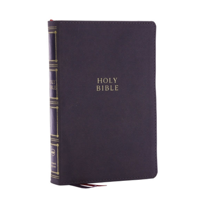 NKJV Compact Center-Column Reference Bible, Leathersoft