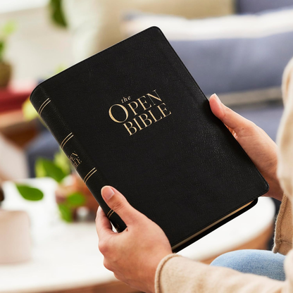 NKJV The Open Bible: Read and Discover the Bible for Yourself