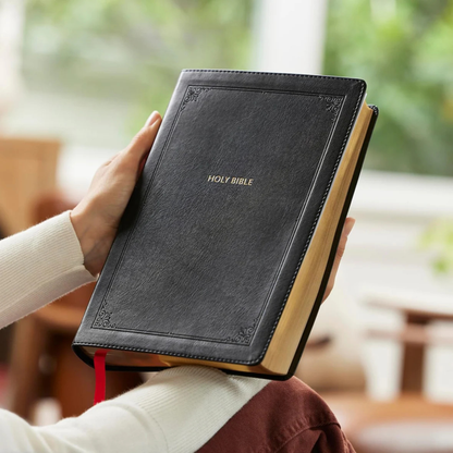 NKJV Giant Print End-of-Verse Reference Bible, Leathersoft