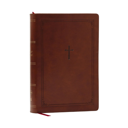 NKJV Giant Print End-of-Verse Reference Bible, Leathersoft