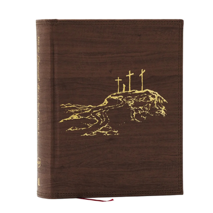 NKJV, Journal the Word Reference Bible, Brown Leathersoft