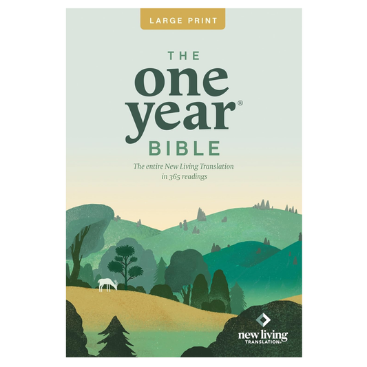 NLT, The One Year Bible - Large Print Thinline Edition (Softcover)