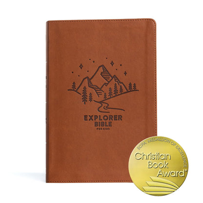 CSB Explorer Bible for Kids, LeatherTouch