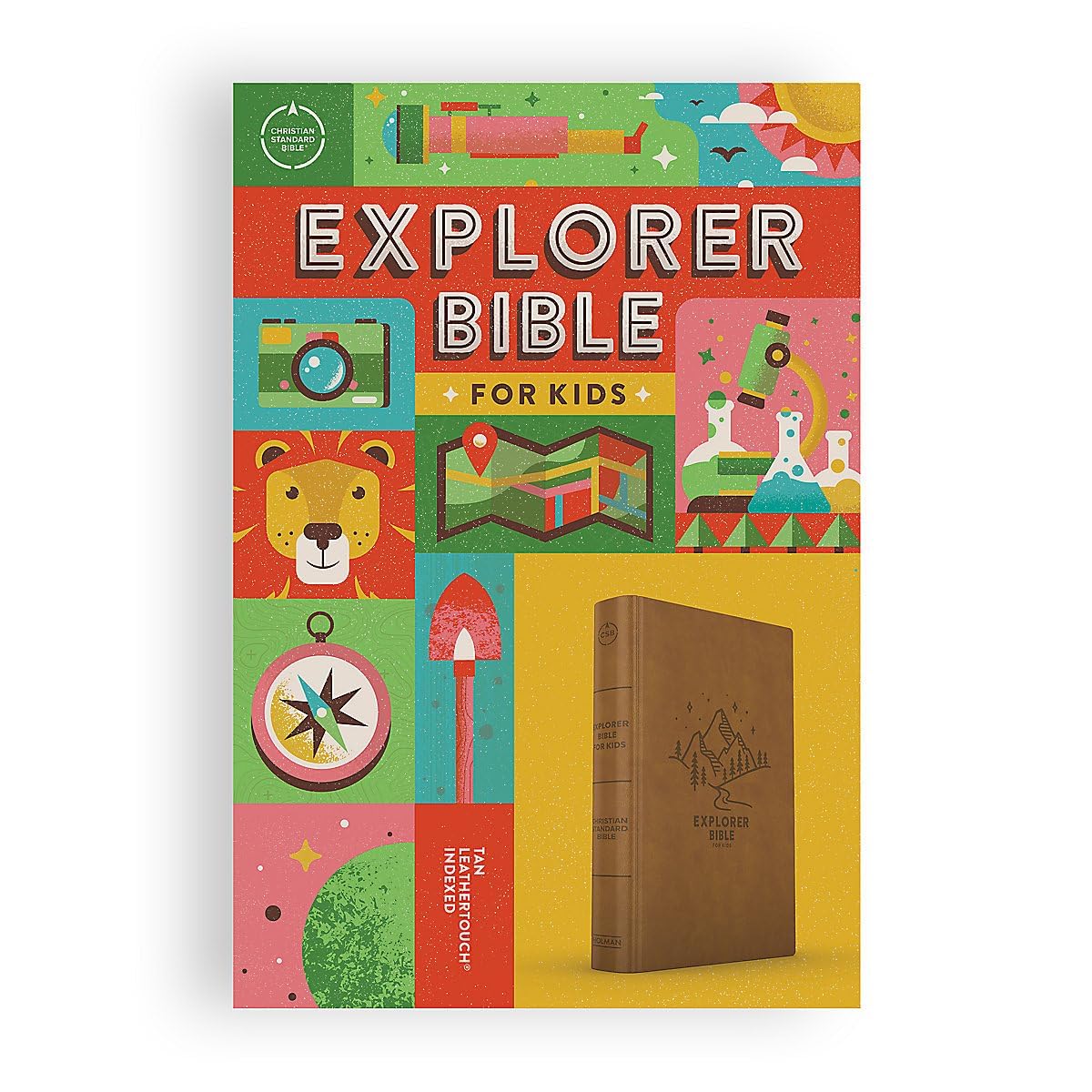 CSB Explorer Bible for Kids, LeatherTouch
