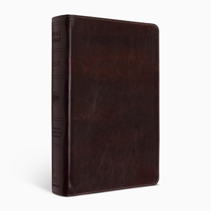 ESV Large Print Personal Size Bible, TruTone®, Mahogany