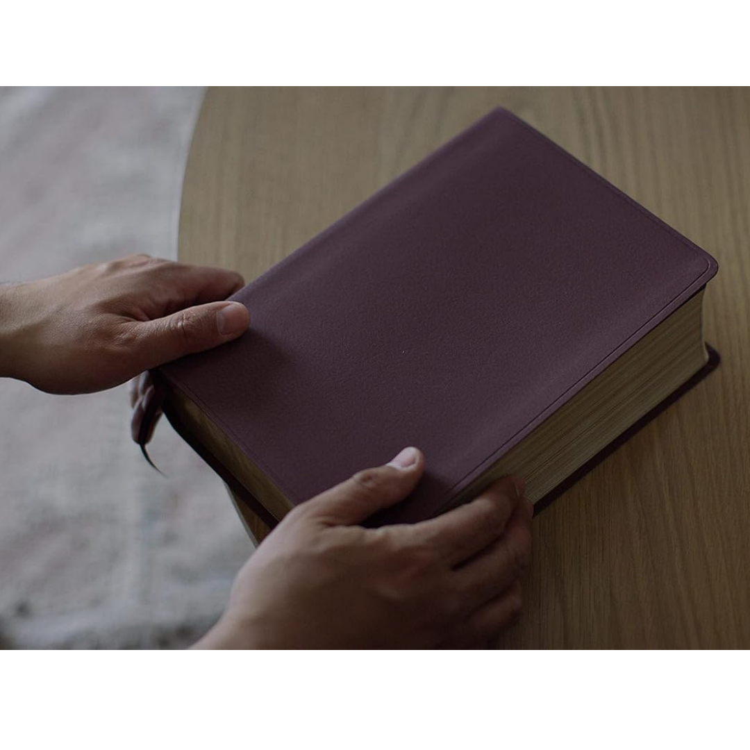 ESV Study Bible, Large Print, Burgundy (Bonded Leather)