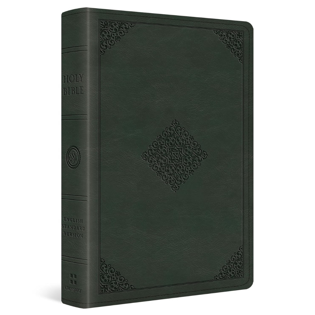 ESV Personal Reference Bible (Quiet Forest, Green, Ornament Design)