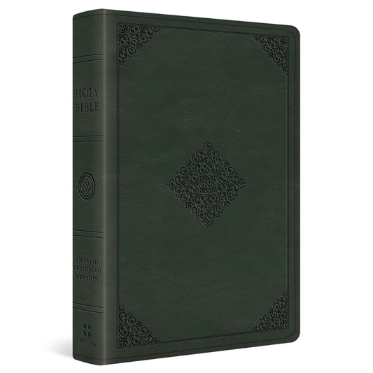 ESV Personal Reference Bible (Quiet Forest, Green, Ornament Design)