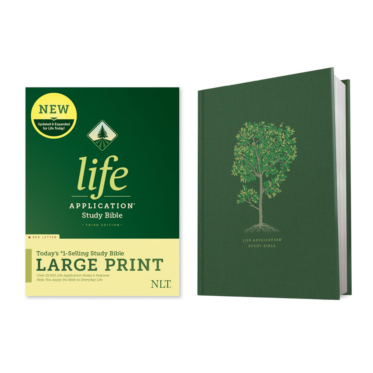 NLT Life Application Study Bible (Third Edition), Large Print - Hardcover