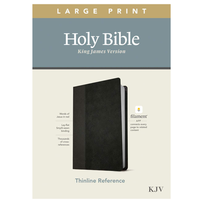 KJV Large Print Thinline Reference Bible, Filament Enabled