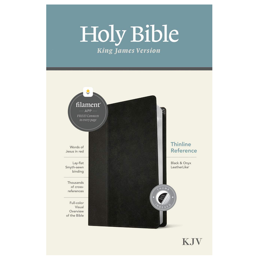KJV Thinline Reference Bible, LeatherLike (Indexed)