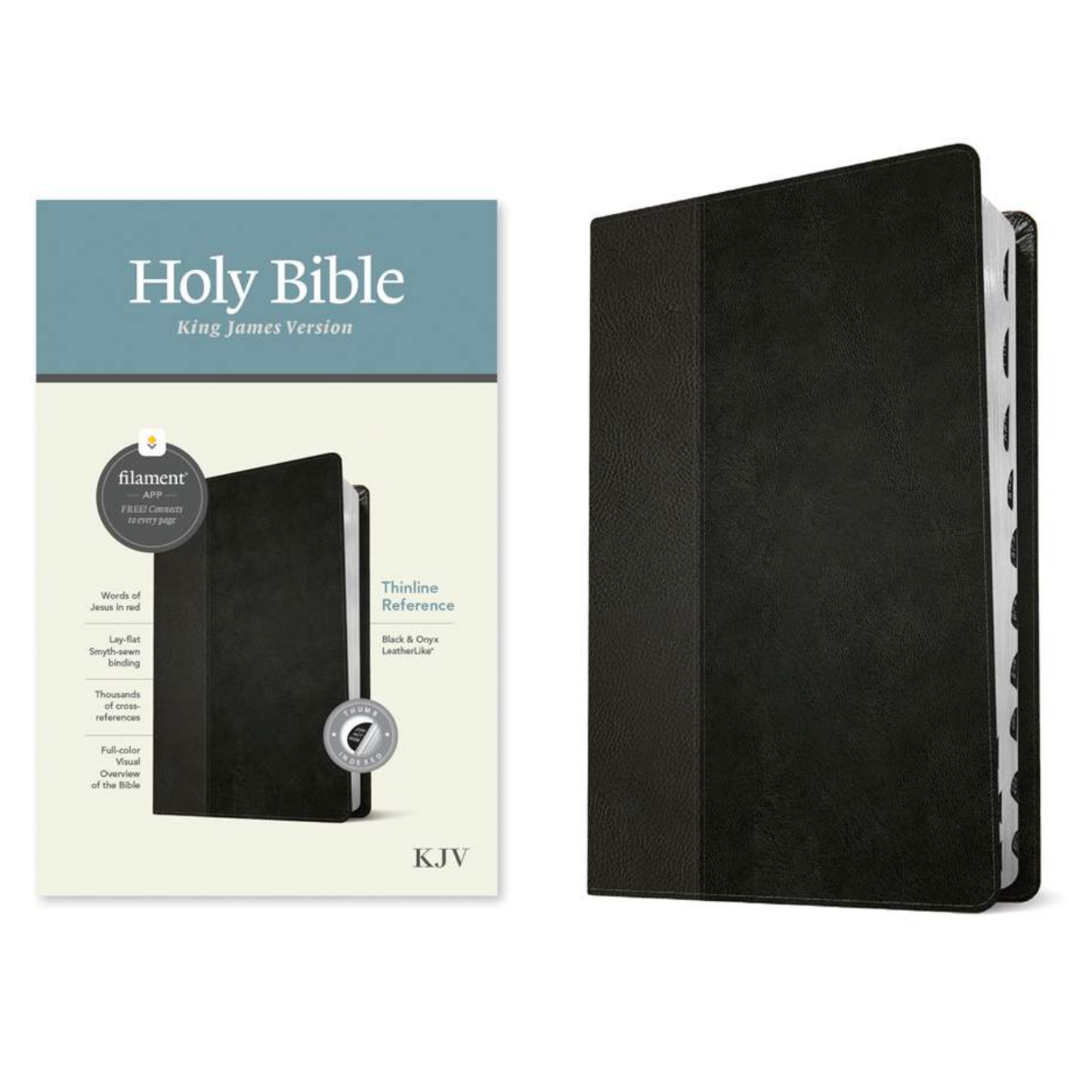 KJV Thinline Reference Bible, LeatherLike (Indexed)