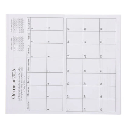 2026 Small Daily Planner (24-Months)