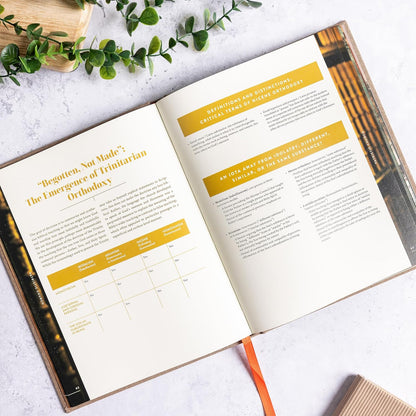 The Church History Handbook, Mocha Cloth Over Board