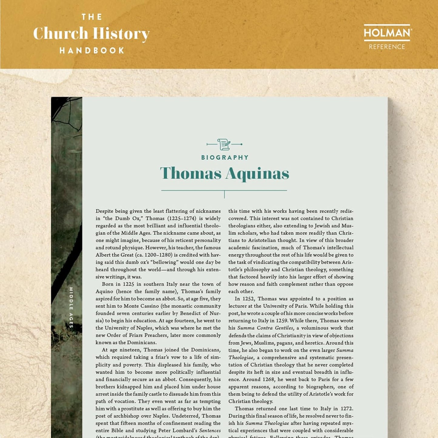 The Church History Handbook, Mocha Cloth Over Board