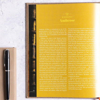 The Church History Handbook, Mocha Cloth Over Board