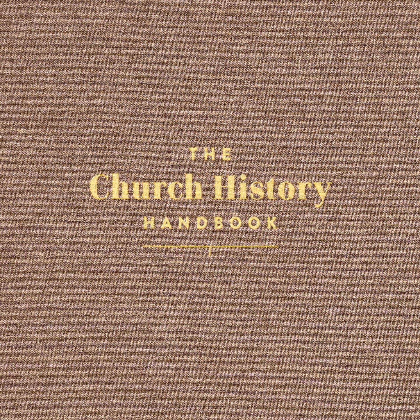The Church History Handbook, Mocha Cloth Over Board