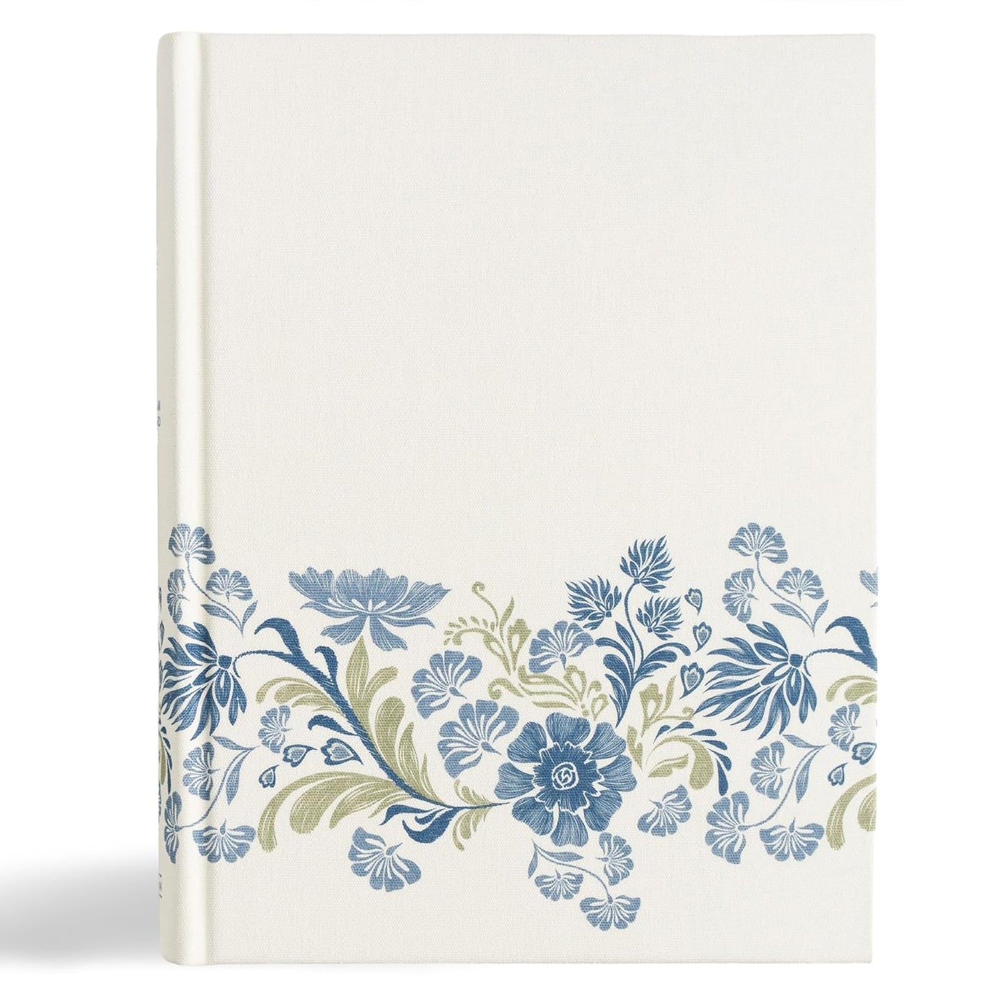 CSB Notetaking Bible, Large Print Edition - Cream Floral Cloth Over Board