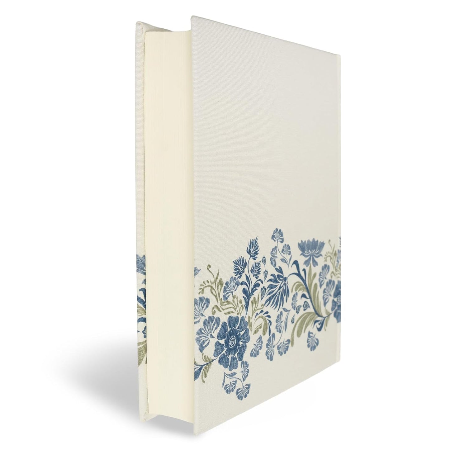 CSB Notetaking Bible, Large Print Edition - Cream Floral Cloth Over Board