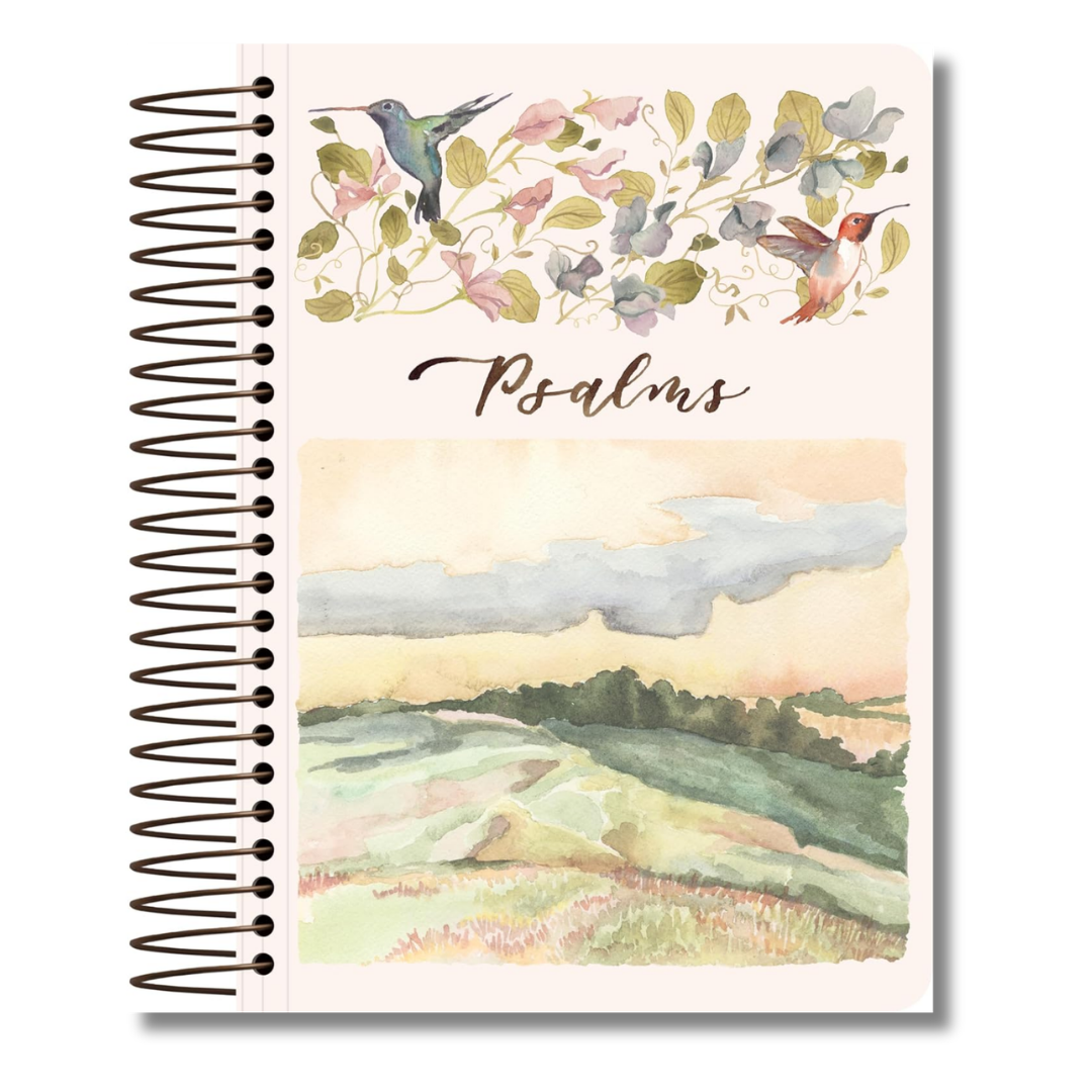 ESV Spiral-Bound Scripture Journal: Psalms (Artwork by Ruth Chou Simons) (Paperback)