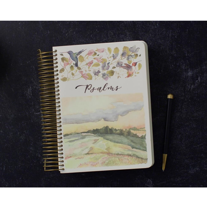ESV Spiral-Bound Scripture Journal: Psalms (Artwork by Ruth Chou Simons) (Paperback)