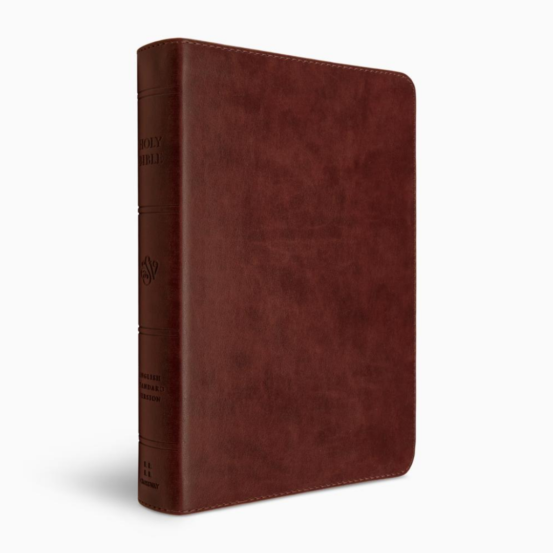 ESV Giant Print Personal Size Bible, TruTone®, Chestnut