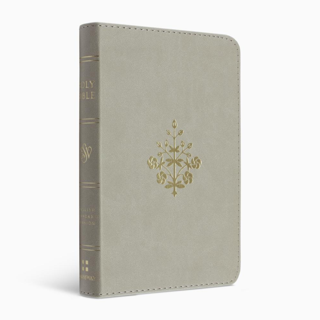 ESV Compact Bible TruTone®, Stone, Branch Design