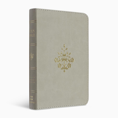 ESV Compact Bible TruTone®, Stone, Branch Design