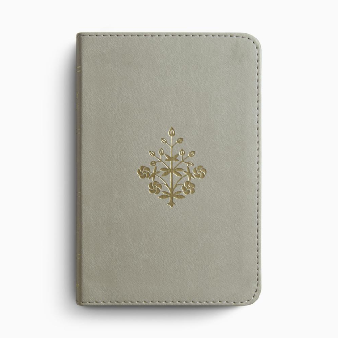 ESV Compact Bible TruTone®, Stone, Branch Design