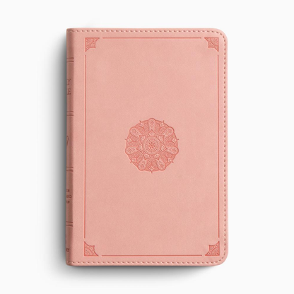 ESV Compact Bible, TruTone® Blush Rose, Emblem Design