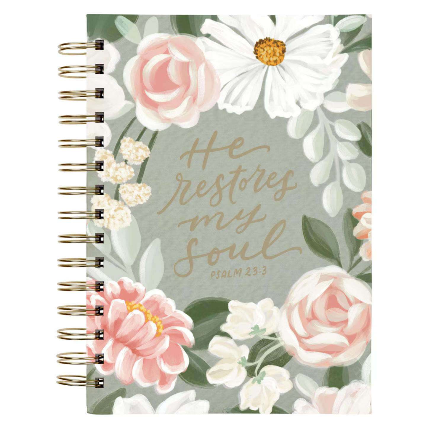 Wirebound Journal - He Restores My Soul (JLW274)