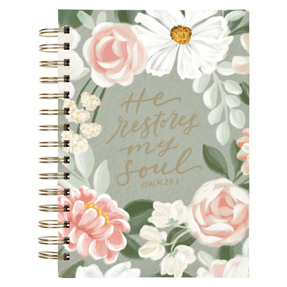 Wirebound Journal - He Restores My Soul (JLW274)