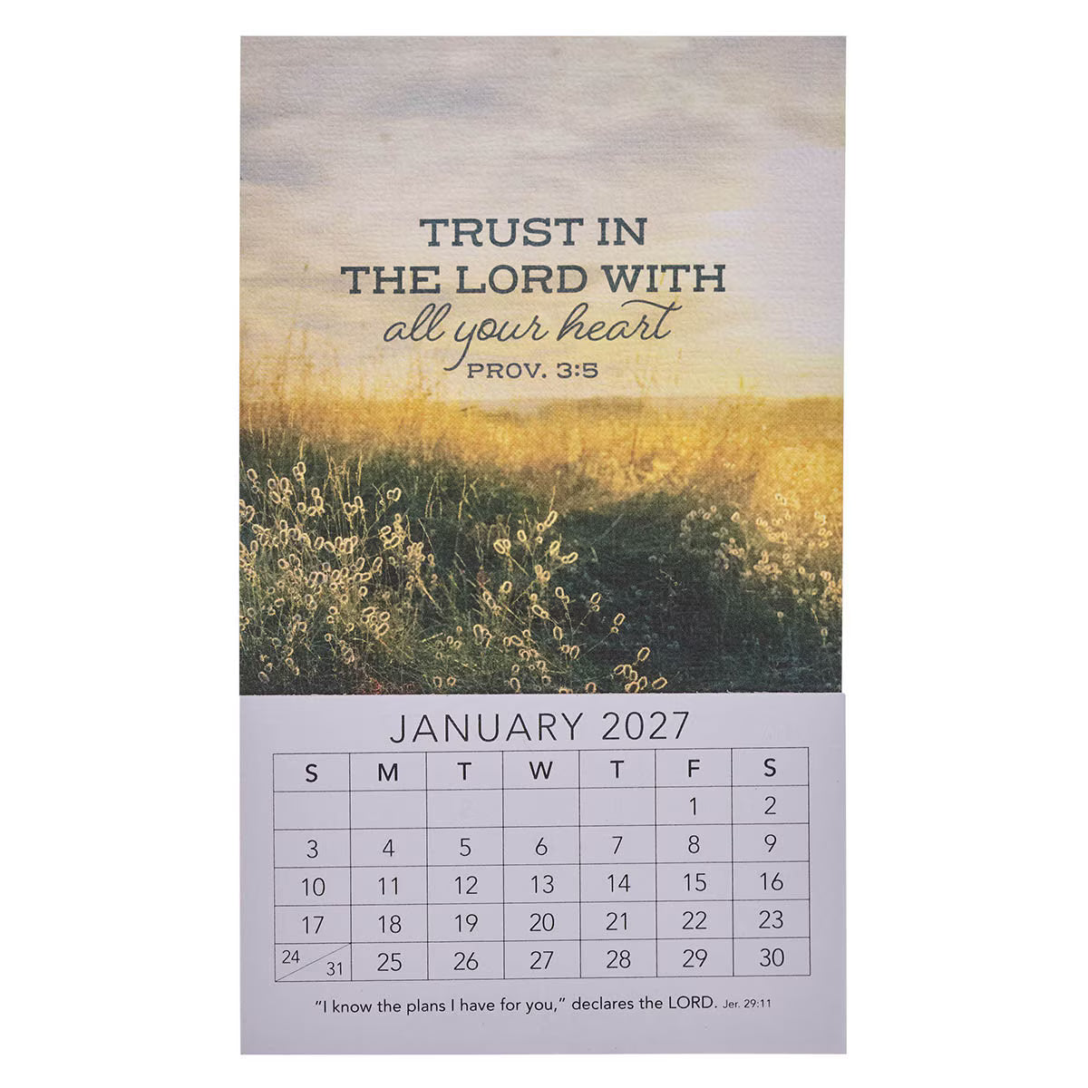 2027 Mini Magnetic Calendar