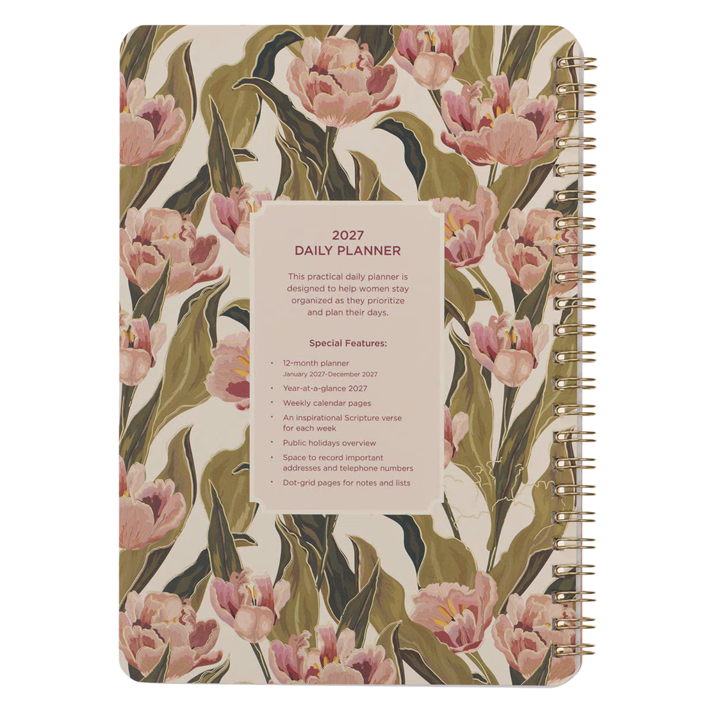 2027 Spiral Weekly Planner