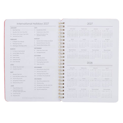 2027 Spiral Weekly Planner