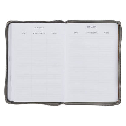 2027 Executive Planner with Zipper Closure - Trust in the Lord (TPD567)