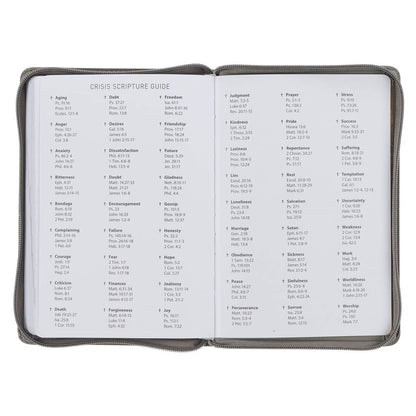 2027 Executive Planner with Zipper Closure - Trust in the Lord (TPD567)