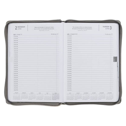 2027 Executive Planner with Zipper Closure - Trust in the Lord (TPD567)
