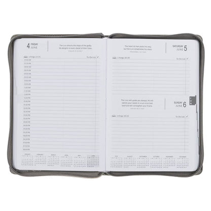 2027 Executive Planner with Zipper Closure - Trust in the Lord (TPD567)