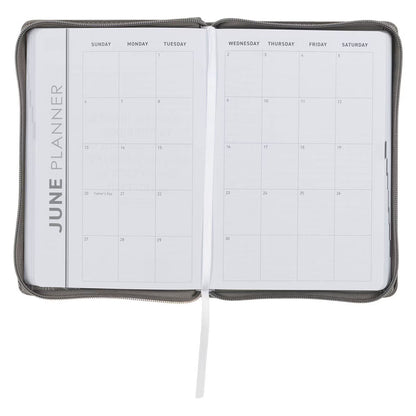 2027 Executive Planner with Zipper Closure - Trust in the Lord (TPD567)
