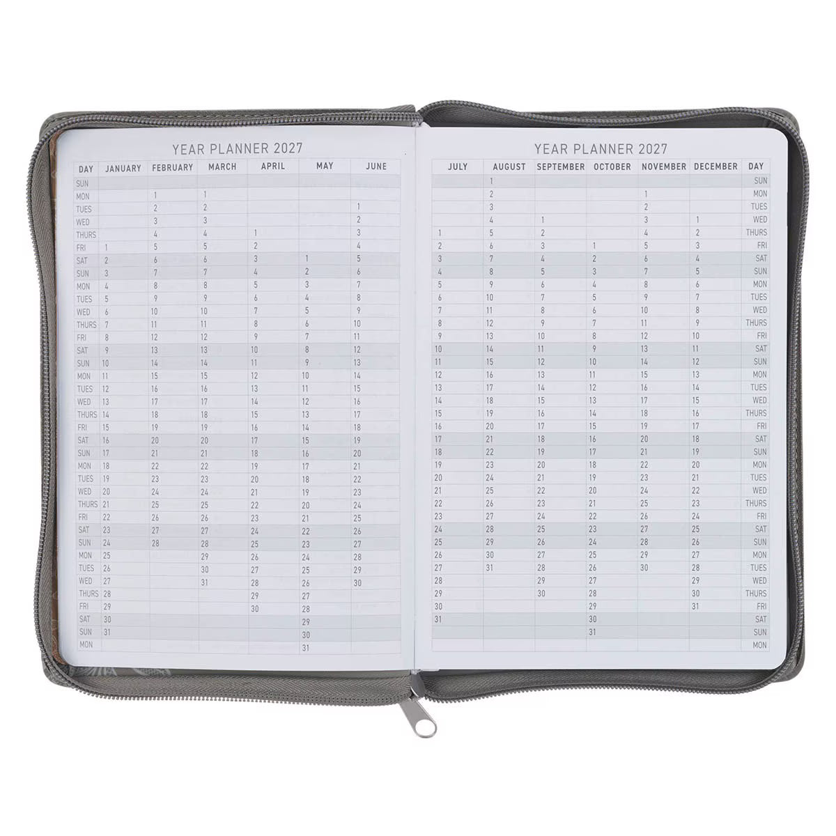 2027 Executive Planner with Zipper Closure - Trust in the Lord (TPD567)