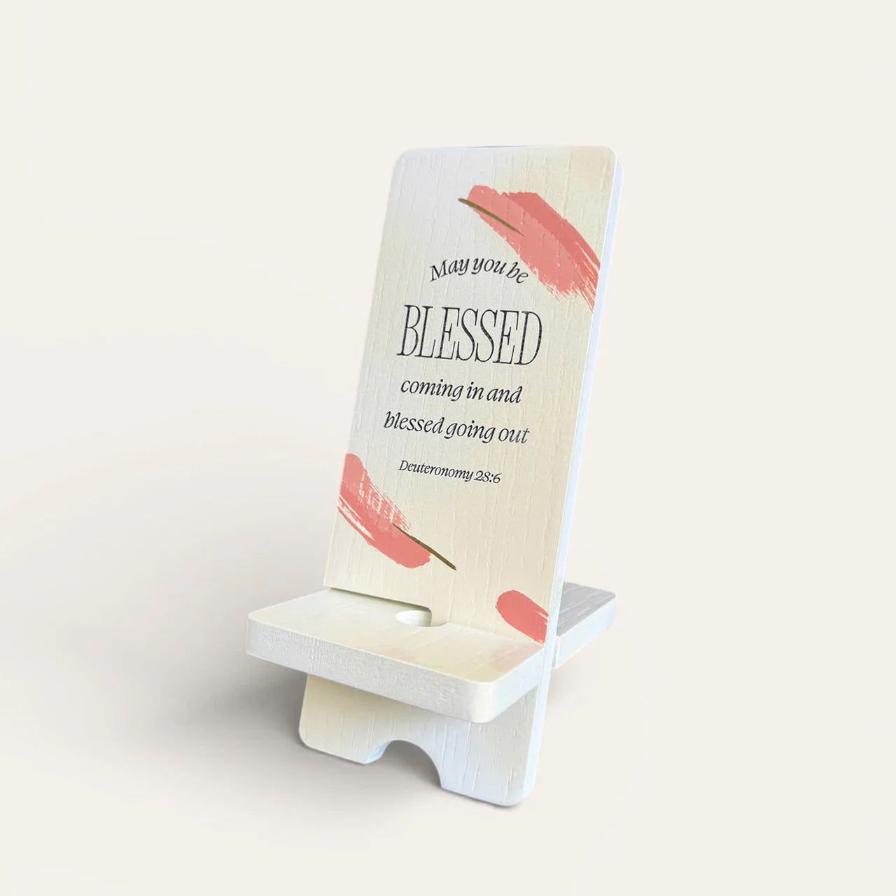 Phone Stand - Blessed, Deuteronomy 28:6 (BC033)