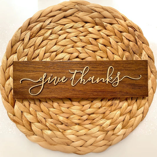 Small Genesis Board - Give Thanks