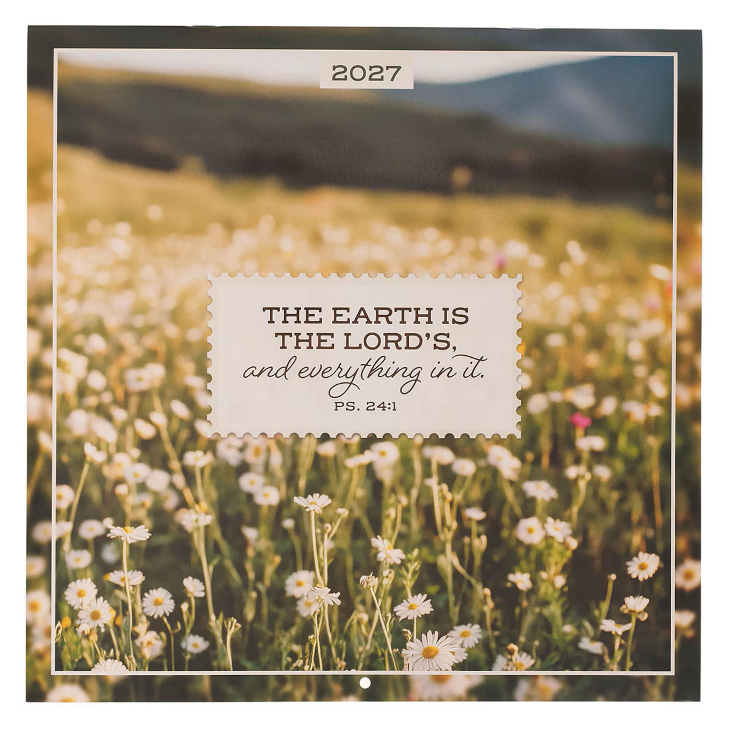 2027 Large Wall Calendar - The Earth is the Lord’s (CAL257)