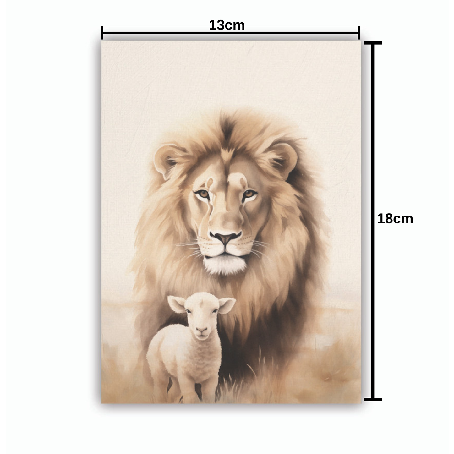 Canvas - Lion & Lamb (CVS0471)