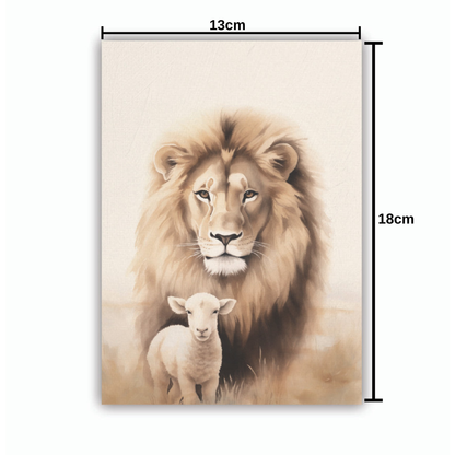 Canvas - Lion & Lamb (CVS0471)