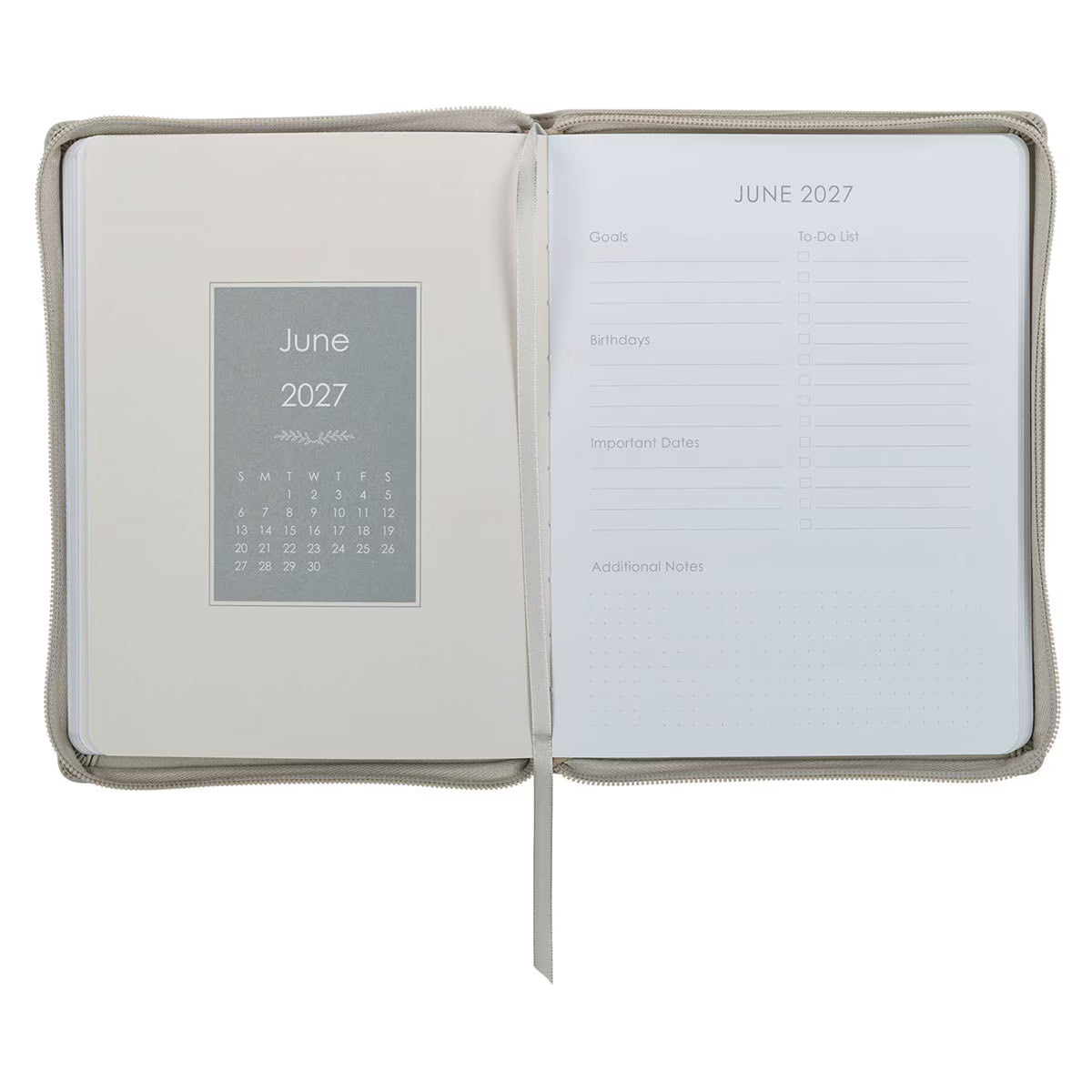 2027 Large Zippered 18-Month Planner - Amazing Grace (DPW372)