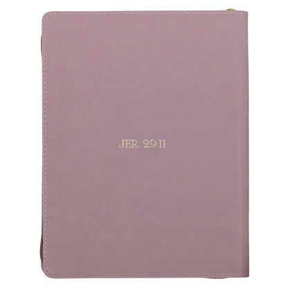 2027 Large Zippered 18-Month Planner - For I Know The Plans (DPW373)